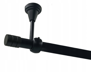 Hotová garniža - Jednoduchá záclonová tyč 19 mm 120 cm